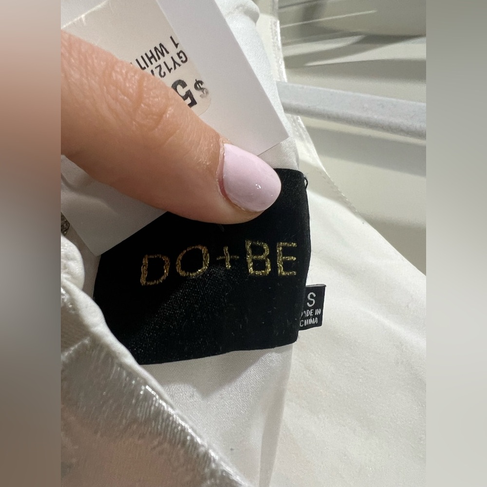 Do + Be White Off the Shoulder Dress - Picture 3 of 5